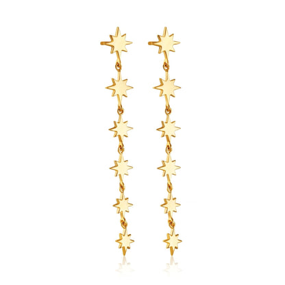 SHOOTING STAR DROP EARRINGS - Fool's Gold Jewellery